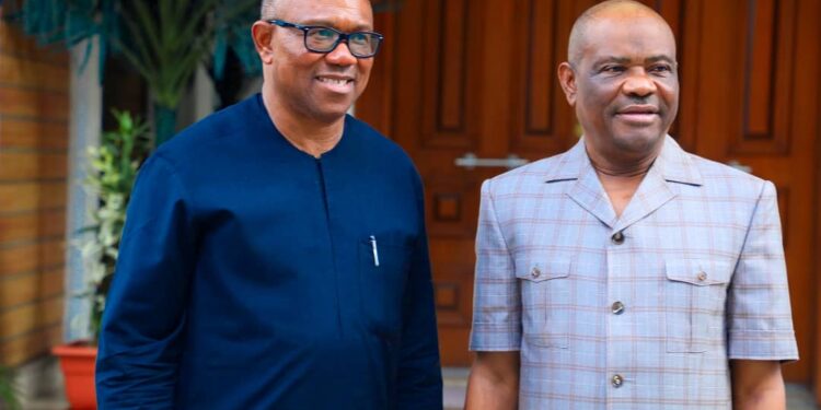 PHOTOS: Wike hosts Peter Obi in Rivers again