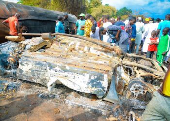 PHOTOS: Yahayo Bello visits scene of petrol tanker explosion 100 PHOTOS: Yahayo Bello visits scene of petrol tanker explosion