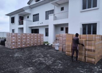 PHOTOS: NDLEA uncovers 13m Tramadol pills in Lagos mansion 99 PHOTOS: NDLEA uncovers 13m Tramadol pills in Lagos mansion