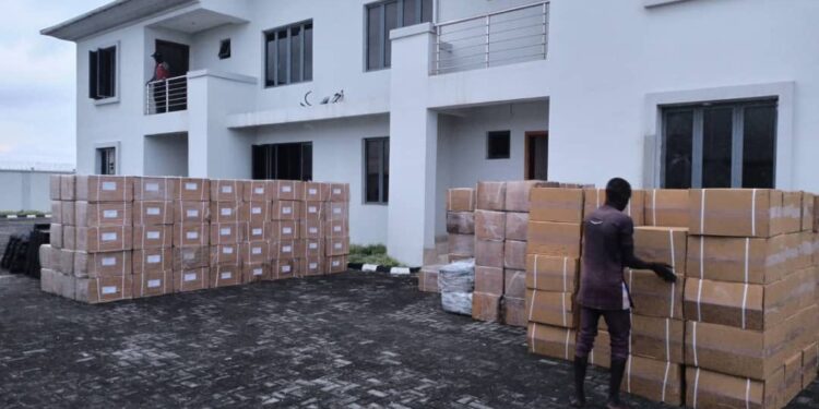PHOTOS: NDLEA uncovers 13m Tramadol pills in Lagos mansion 92 PHOTOS: NDLEA uncovers 13m Tramadol pills in Lagos mansion