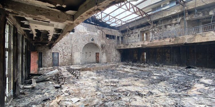 PHOTOS: Fire razes Kogi assembly complex