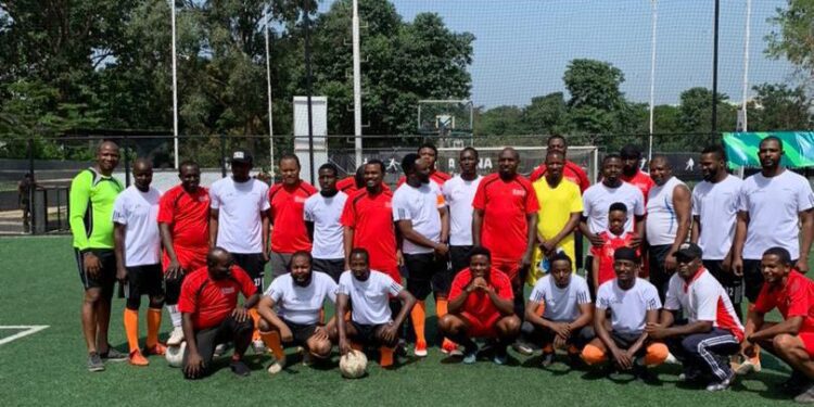 PHOTOS: Phase3 Telecom marks 19th anniversary with novelty football match