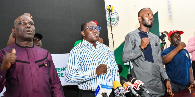 Labour unions support tenure extension for NASENI EVC, hail Buhari 92 Labour unions support tenure extension for NASENI EVC, hail Buhari