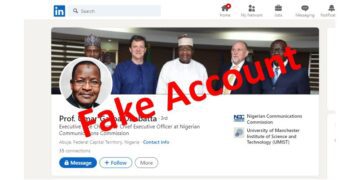 ALERT: LinkedIn account linked to Danbatta is fake, says NCC