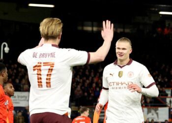 Man City Reaches FA Cup Quarterfinals as Haaland Beats Luton