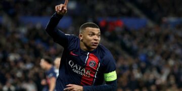 Mbappe hits powerful brace, team makes it to Champions League quarter-finals 1 Mbappe hits powerful brace, team makes it to Champions League quarter-finals