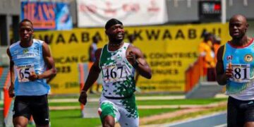 Nigerian relay trio dominate in African Games 200m semifinals 1 Nigerian relay trio dominate in African Games 200m semifinals