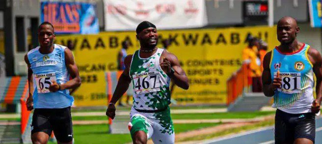 Nigerian relay trio dominate in African Games 200m semifinals 92 Nigerian relay trio dominate in African Games 200m semifinals