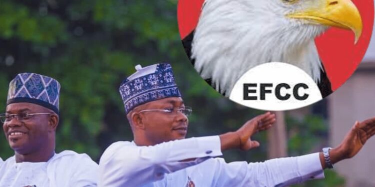 EFCC's attempt to arraign Yahaya Bello riddled with chaos as Kogi gov Udodo carts suspect away 92 EFCC’s attempt to arraign Yahaya Bello riddled with chaos as Kogi gov Udodo carts suspect away