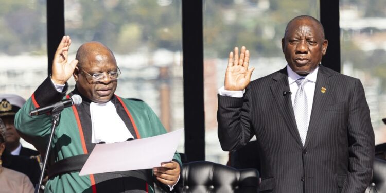 South African President, Cyril Ramaphosa sworn-in for second term 92 South African President, Cyril Ramaphosa sworn-in for second term