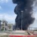 Section of Dangote refinery effluent plant up in flames