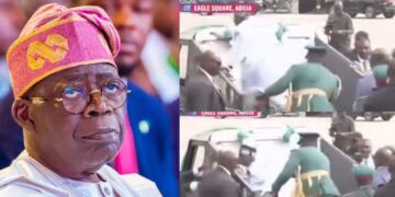President Tinubu shrugs off frenzy over Democracy Day fall says 'I did my dobale' 1 President Tinubu shrugs off frenzy over Democracy Day fall says ‘I did my dobale’