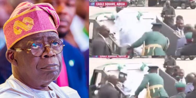 President Tinubu shrugs off frenzy over Democracy Day fall says 'I did my dobale' 92 President Tinubu shrugs off frenzy over Democracy Day fall says ‘I did my dobale’