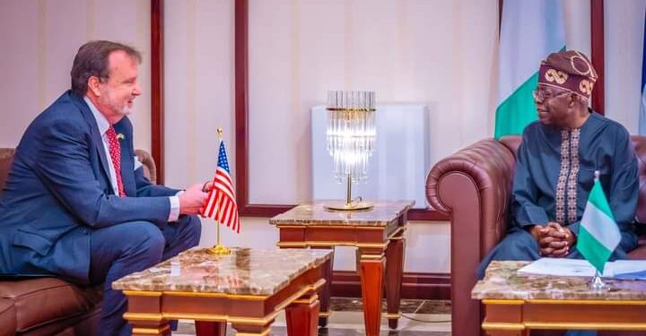 President Tinubu receives U.S Ambassador, underscores importance of sustaining democracy, its norms and institutions 92 President Tinubu receives U.S Ambassador, underscores importance of sustaining democracy, its norms and institutions