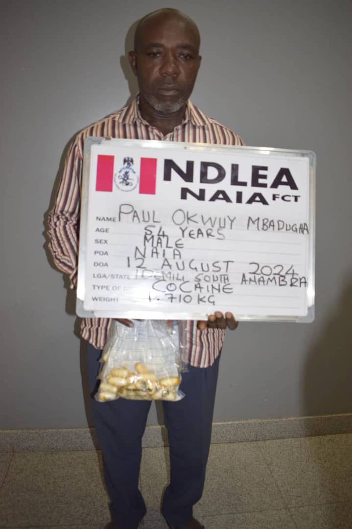 NDLEA nabs Vietnam-bound businessman with 88 wraps of cocaine stored in body 93 IMG 20240818 WA0078