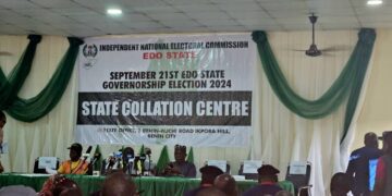 LIVE Updates: INEC begins collation of Edo poll results 1 LIVE Updates: INEC begins collation of Edo poll results