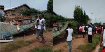 UNIBEN students trapped in collapsed three-storey building