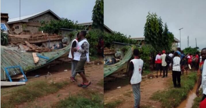 UNIBEN students trapped in collapsed three-storey building 92 UNIBEN students trapped in collapsed three-storey building