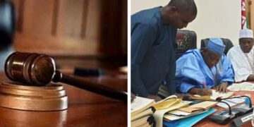 Court dismisses lawsuit to remove Ganduje as national chairman of APC 1 Court dismisses lawsuit to remove Ganduje as national chairman of APC