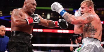 Mike Tyson vs. Jake Paul fight earnings touted a $60m exhibition 1 Mike Tyson vs. Jake Paul fight earnings touted a $60m exhibition