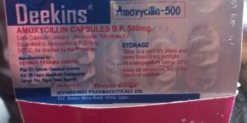 NAFDAC recalls batch of Deekins Amoxycillin 500mg capsule