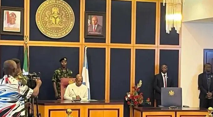 Rivers sole administrator assumes office, holds high-level security meeting 92 Rivers sole administrator assumes office, holds high-level security meeting