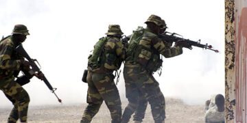 Gunfire exchange between Troops and Boko Haram insurgents sparks panic near UNIMAID 1 Gunfire exchange between Troops and Boko Haram insurgents sparks panic near UNIMAID