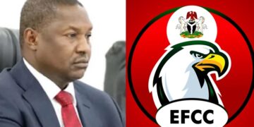 Ex-AGF Malami confirms “successful engagement” after EFCC interrogation