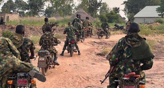 Troops destroy bandit camps, neutralize 2, arrest suspect in Taraba 92 Troops destroy bandit camps, neutralize 2, arrest suspect in Taraba