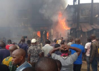 JUST IN: Fire guts Jabi wood market, goods worth millions destroyed 93 JUST IN: Fire guts Jabi wood market, goods worth millions destroyed