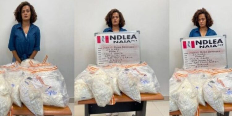 NDLEA seizes 30kg heroin, arrests Brazilian national