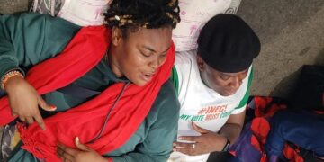 Protesters bring mattresses to Nass, demand electronic transmission of election results