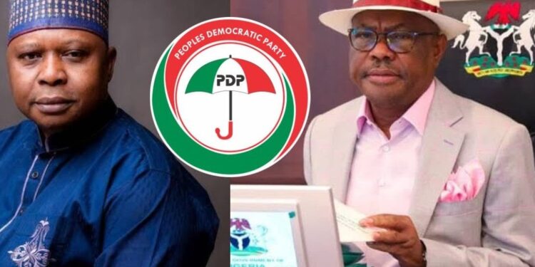 PDP faction rejects INEC recognition of Wike-backed committee, vows legal challenge