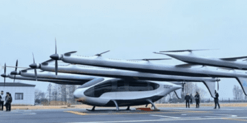 China unveils giant electric ‘air taxi’ prototype as race for urban flight accelerates