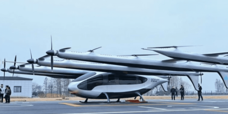 China unveils giant electric ‘air taxi’ prototype as race for urban flight accelerates