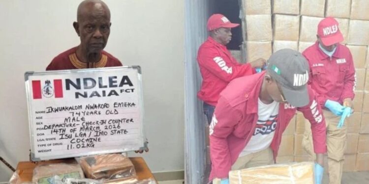 NDLEA arrests 74-year-old man with cocaine hidden in pepper at Abuja airport