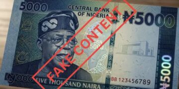 CBN debunks viral claim of ₦5,000 note featuring Tinubu