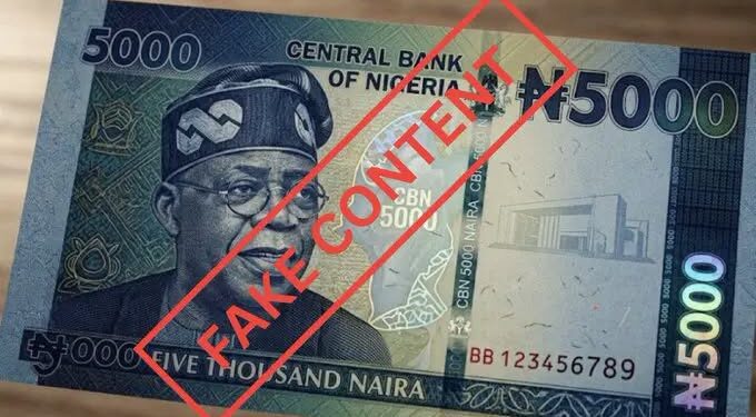 CBN debunks viral claim of ₦5,000 note featuring Tinubu