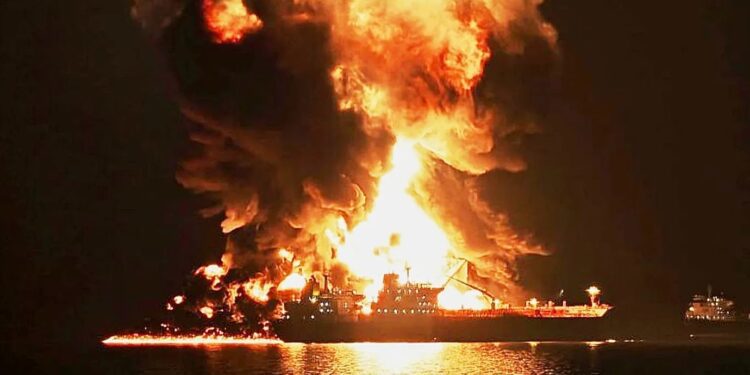 Iran expands maritime attacks, hits UAE oil facility in Strait of Hormuz standoff