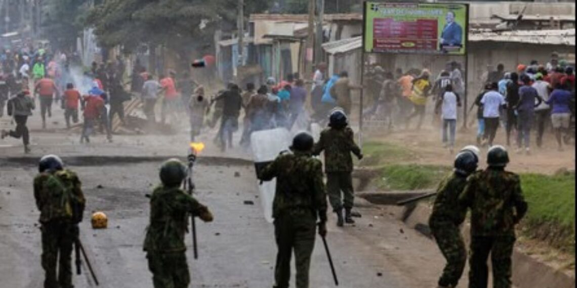 Protester killed as Police disperse demonstrators opposing proposed US Ebola facility in Kenya