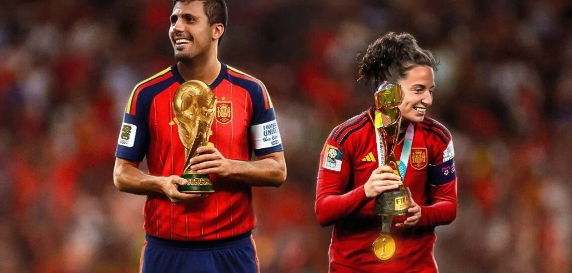 Spain make history as first nation to hold men’s and women’s World Cup titles at the same time