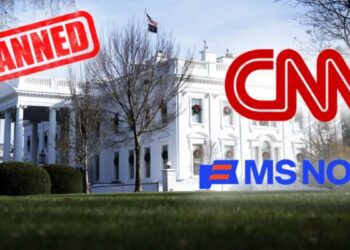 Trump bars CNN, MS NOW, Politico from White House as reporters are turned away