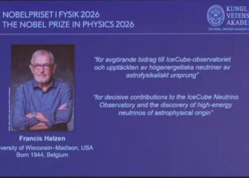 Belgian-American Francis Halzen wins 2026 Nobel Prize in physics 98 Belgian-American Francis Halzen wins 2026 Nobel Prize in physics
