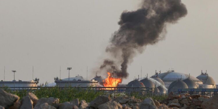Houthi attacks hit Saudi Aramco headquarters as Yemen conflict escalates 97 Houthi attacks hit Saudi Aramco headquarters as Yemen conflict escalates