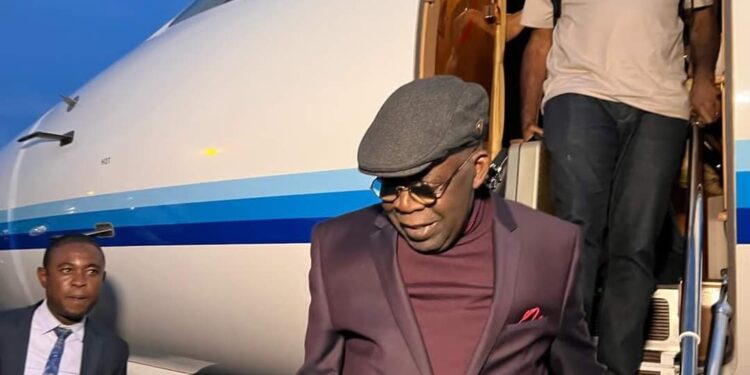 Tinubu returns to Nigeria