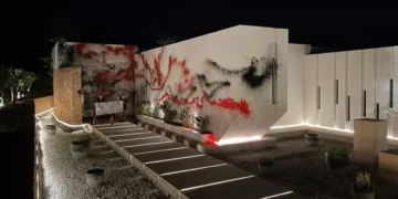 Climate activists vandalize ace footballer Lionel Messi Ibiza mansion 1 Climate activists vandalize ace footballer Lionel Messi Ibiza mansion