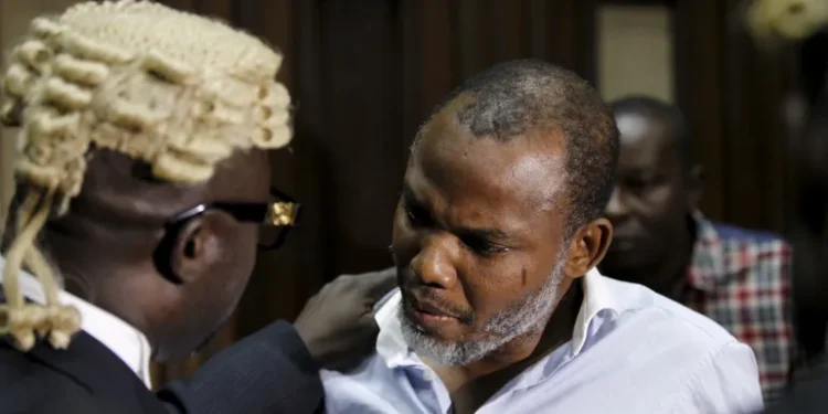 JUST IN: Judge withdraws Nnamdi Kanu’s trial, remits case file back to Chief Judge 92 JUST IN: Judge withdraws Nnamdi Kanu’s trial, remits case file back to Chief Judge