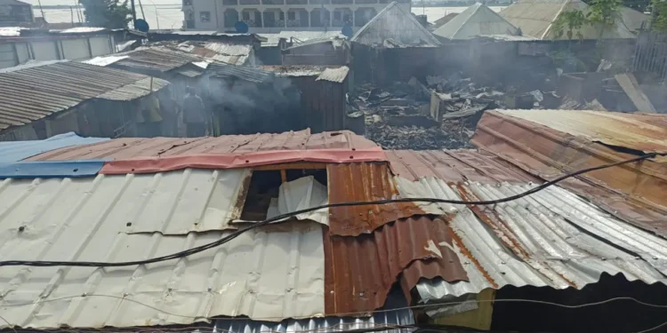 Kogi phone market razed destroying properties worth millions 92 Kogi phone market razed destroying properties worth millions