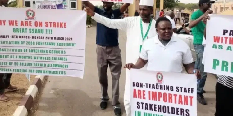 SSANU, NASU ground universities nationwide over unpaid wages 92 SSANU, NASU ground universities nationwide over unpaid wages