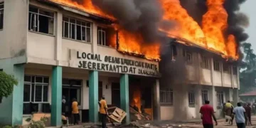 Gov. Fubara’s camp says no to ‘declaration of emergency’ as five killed, secretariats set ablaze in Rivers